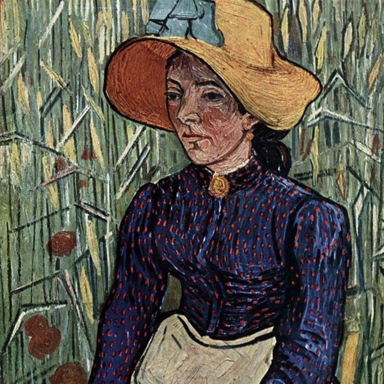 Hasır Şapkalı Köylü Kadın - 1890 / Vincent van Gogh picture