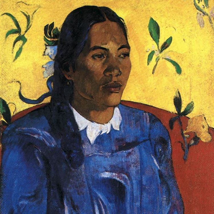 Çiçekli Kadın - 1891 / Paul Gauguin picture