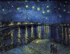 Show Starry Night over the Rhone, 1888 details