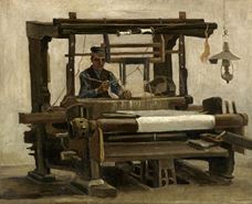 Show Loom with Weaver, 1884 details