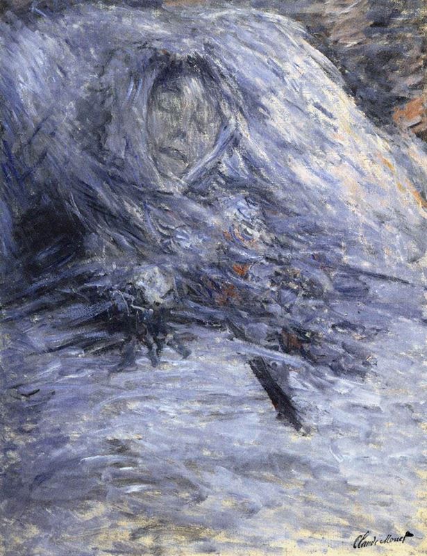 Camille Monet Ölüm Döşeğinde, 1879 resmi