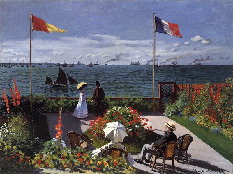 Sainte-Adresse’te Teras, 1867 resmi