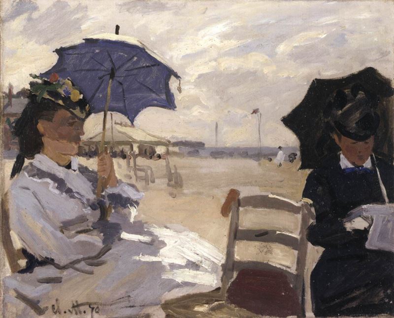 Trouville’deki Kumsal, 1870 resmi