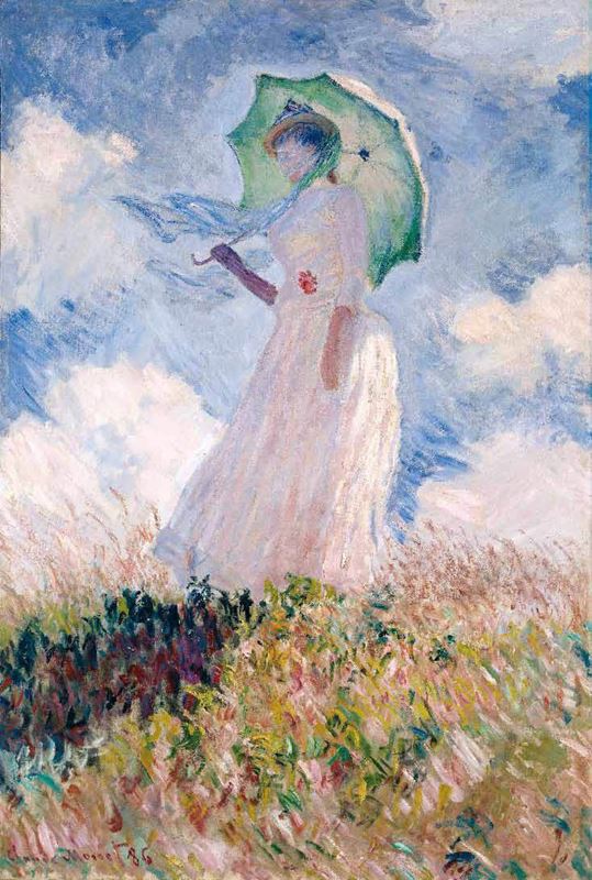 Picture for Woman with a Parasol, Turned to the Left, 1886