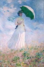 Show Woman with a Parasol, Turned to the Right, 1886 details