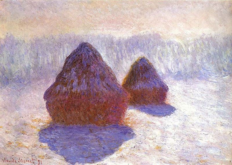 Picture for Haystacks, Effect of Snow and Sun, 1891