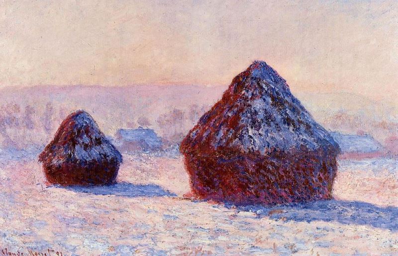 Picture for Haystacks, Snow Effect, Morning, 1891