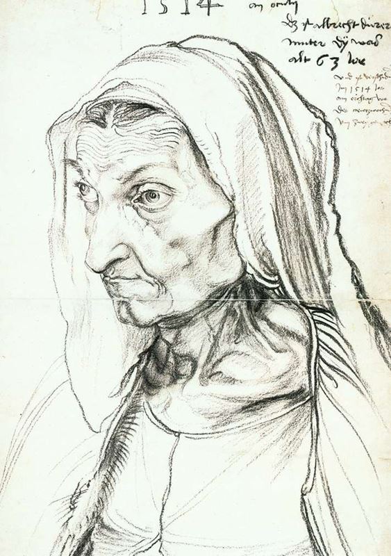 Sanatçının Annesinin Portresi, 1514 resmi