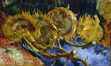 Show Four Cut Sunflowers, 1887 details