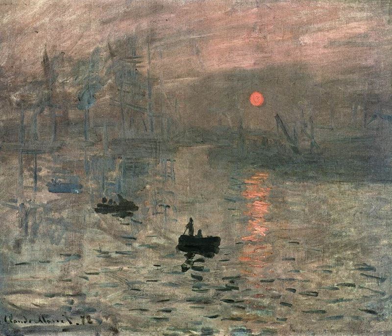 İzlenim, Gündoğumu - Claude Monet resmi