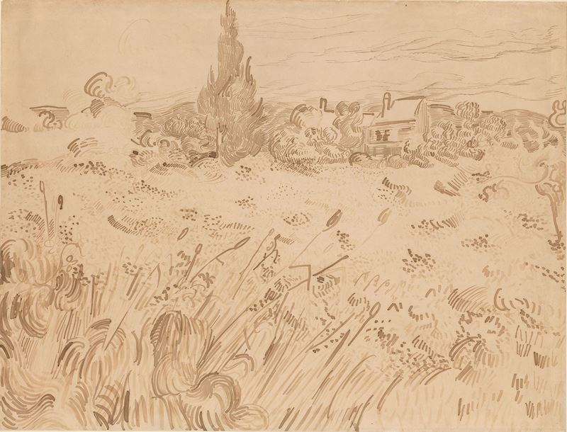 Picture for Wheatfield, 1889