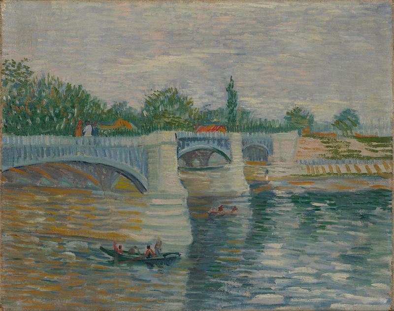 Courbevoie’deki Köprü, 1887 resmi