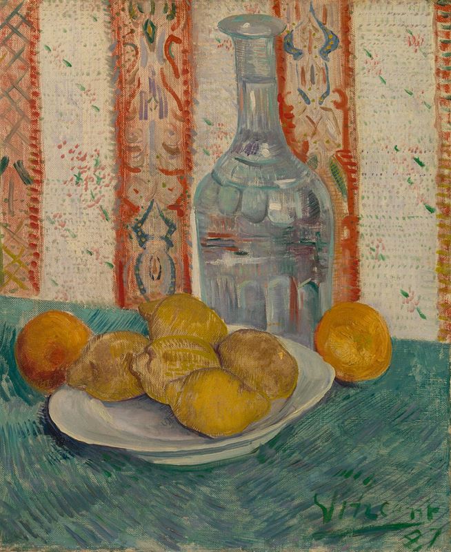 Picture for Still-Life with Decanter and Lemons on a Plate, 1887 
