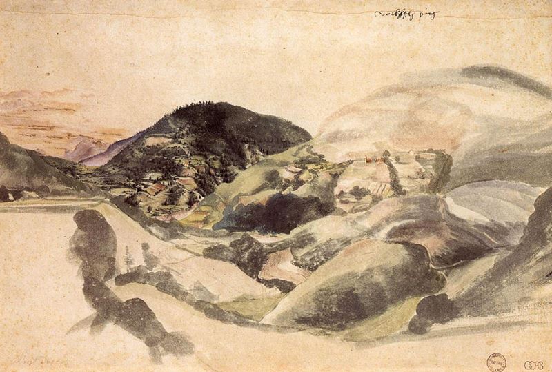 Alp Manzarası, 1494-1495 resmi