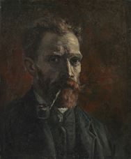 Show Self-Portrait with Pipe, 1886 details