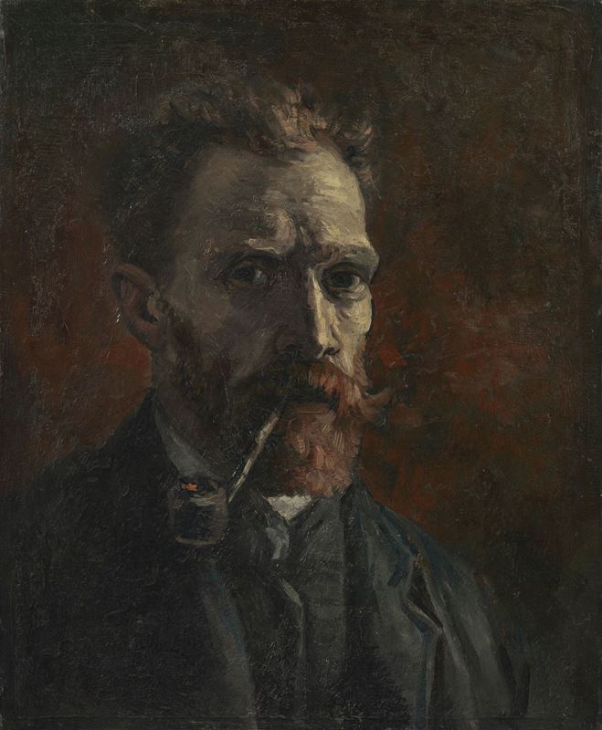 Picture for Self-Portrait with Pipe, 1886