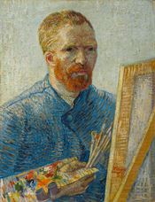 Show Self-Portrait as a Painter, 1887-1888 details