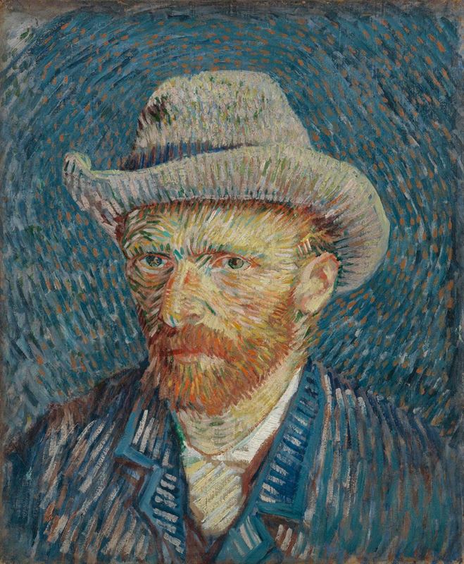 Picture for Self-Portrait with Grey Felt Hat, 1887