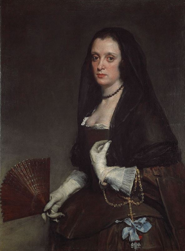 Yelpazeli Kadın, 1640 dolayları resmi