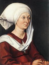 Show Portrait of Barbara Dürer, 1490 details