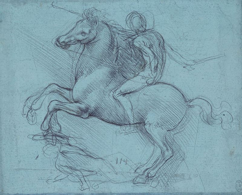 Picture for Study for the Sforza Monument, c. 1485-1490