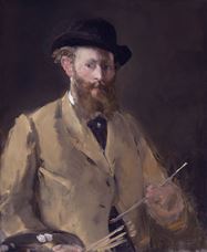 Show Self-Portrait with a Palette, c. 1878 details