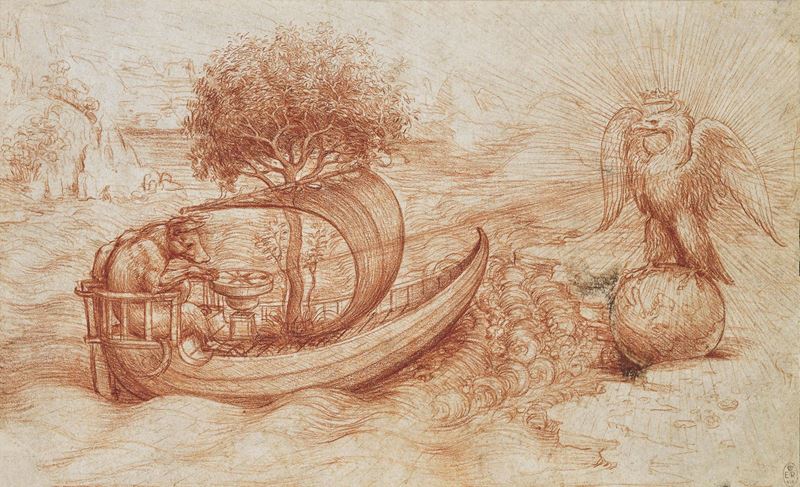 Kurt ve Kartallı Alegori, 1508-1510 dolayları resmi