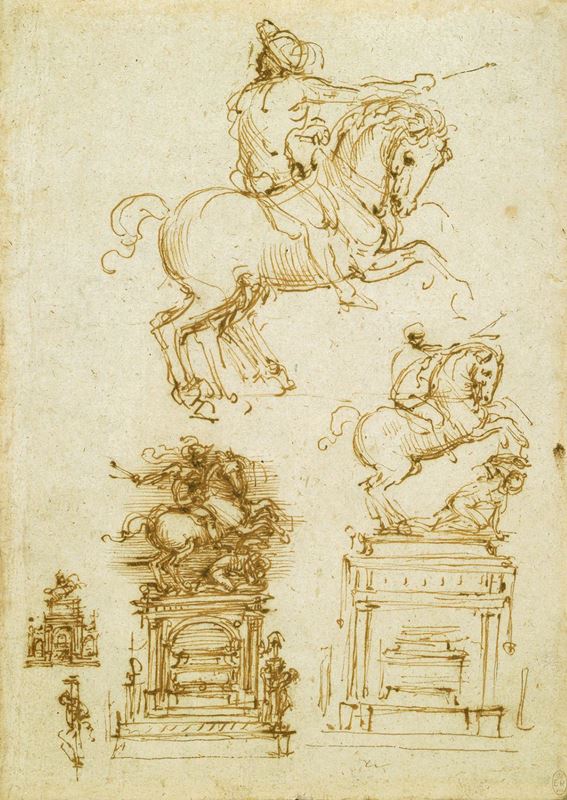 Picture for Study for the Trivulzio Monument, c. 1508-1510