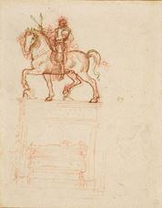 Show Study for the Trivulzio Monument, c. 1508-1510 details