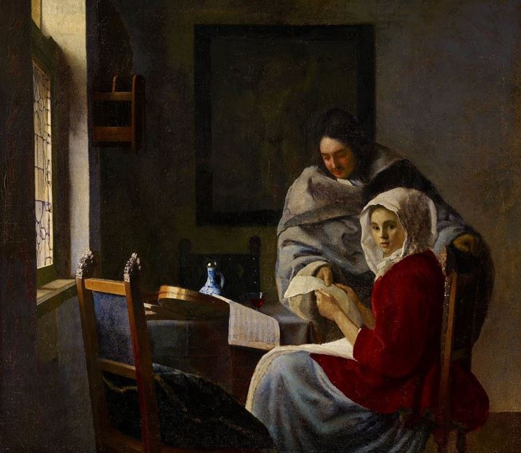 Müziğe Ara Vermiş Genç Kız, 1658-1659 dolayları picture