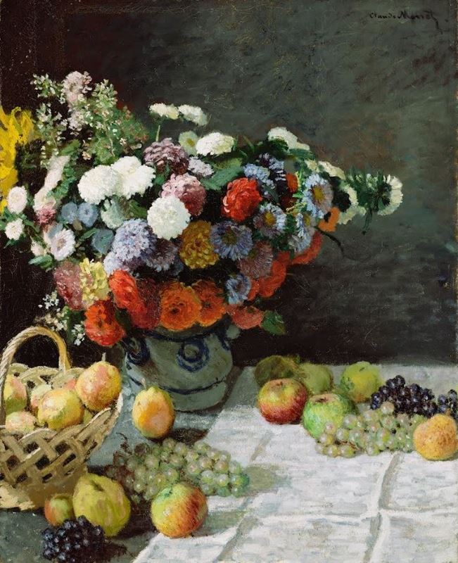 Picture for Still Life with Flowers and Fruit, 1869