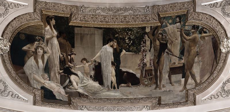 Picture for Ceiling painting in the Burgtheater, 1888