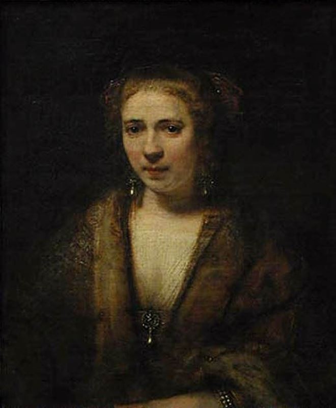 Picture for Portrait of Hendrickje Stoffels with a Velvet Beret, 1654