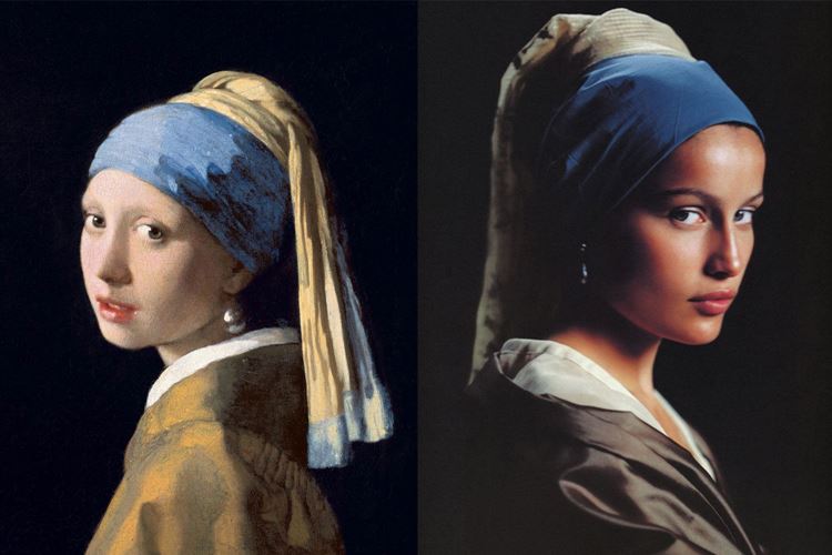 İnci Küpeli Kız, 1665 / Johannes Vermeer picture