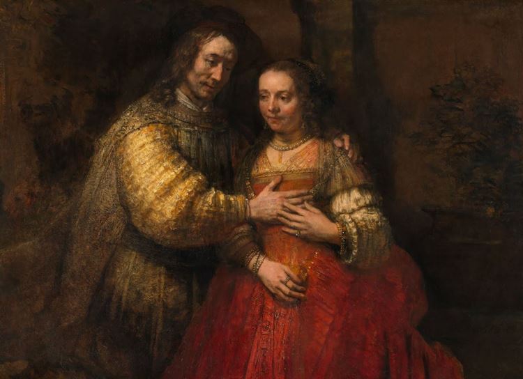 Rembrandt van Rijn, Yahudi Gelin, 1665-1669 dolayları picture