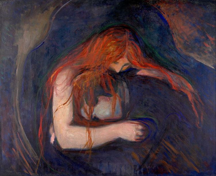 Edvard Munch, Vampir / (Aşk ve Acı), 1895 picture