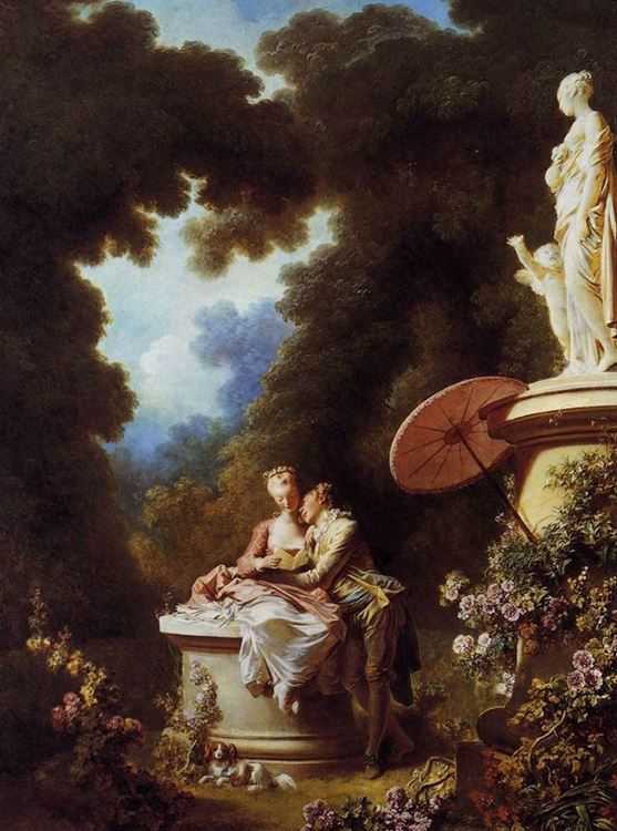 Jean-Honore Fragonard, Aşk İtirafları, 1771 picture