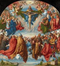 Show The Adoration of the Trinity, 1511 details