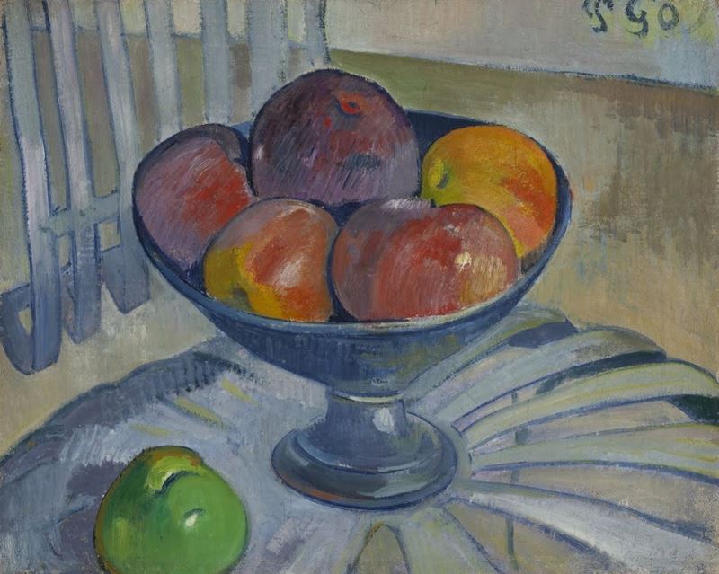 Picture for Fruit Dish on a Garden Chair, c. 1890