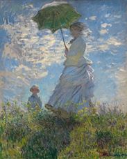 Show Woman with a Parasol, Madame Monet and Her Son, 1875 details