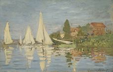 Show Regattas at Argenteuil, c.1872 details