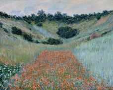 Show Poppy Field in a Hollow near Giverny, 1885 details