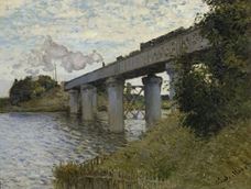 Show The Railway Bridge at Argenteuil, 1874 details