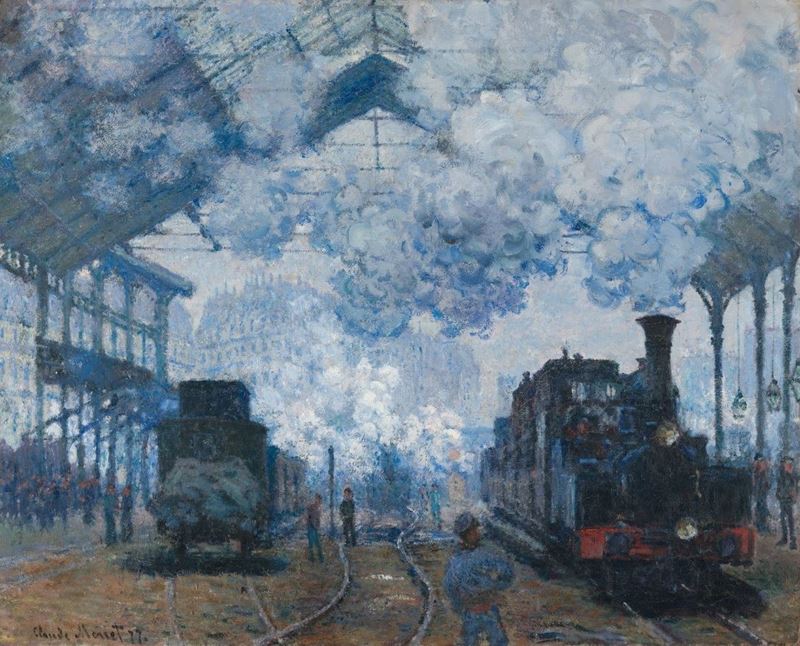 Picture for  The Gare Saint-Lazare, Arrival of a Train, 1877