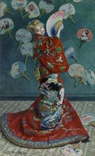 Show Camille Monet in Japanese Costume, 1876 details