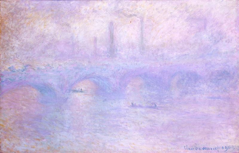 Picture for Waterloo Bridge. Effect of Fog, 1903