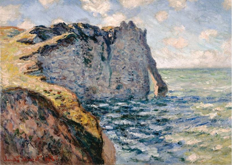 Picture for The Cliff of Aval, Etretat, 1885