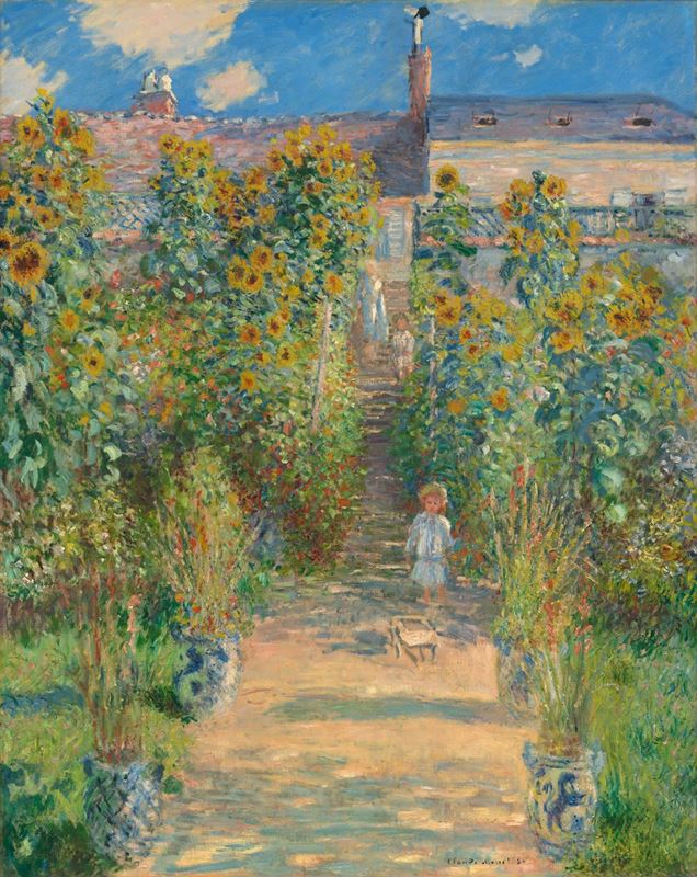 Picture for Monet's Garden in Vétheuil, 1881