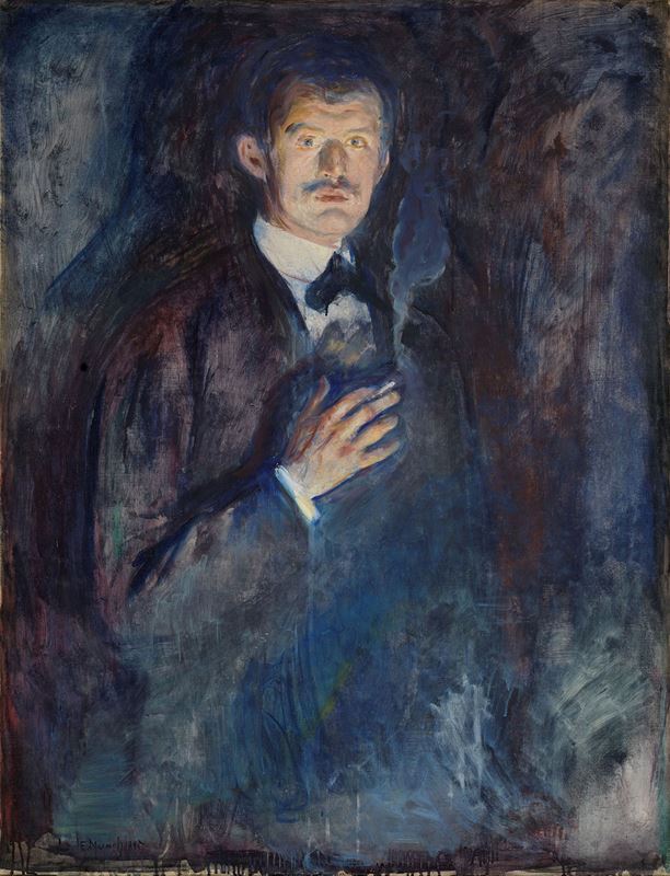 Picture for Self-Portrait with Cigarette, 1895