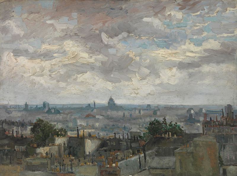 Paris Manzarası, 1886 resmi